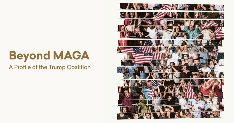 Screenshot of Beyond MAGA: A Profile of the Trump Coalition